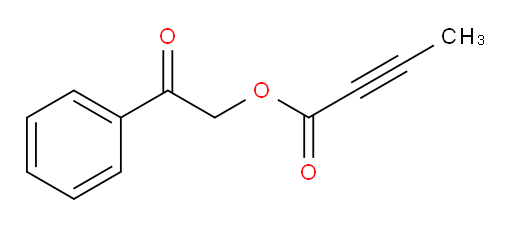 2-oxo-2-phenylethyl but-2-ynoate
