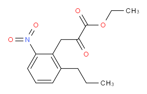 ethyl 3-(2-nitro-6-propylphenyl)-2-oxopropanoate