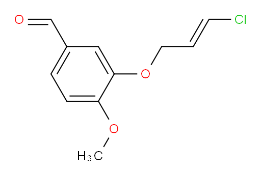 (E)-3-((3-chloroallyl)oxy)-4-methoxybenzaldehyde