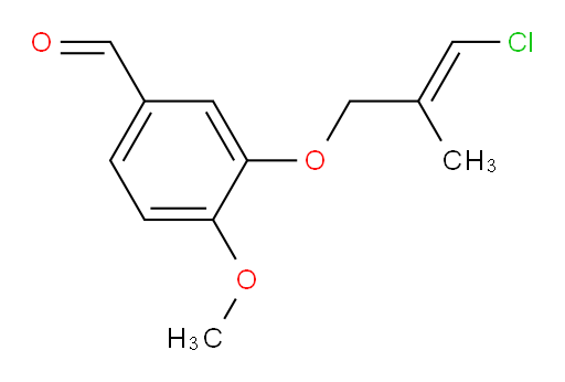 (E)-3-((3-chloro-2-methylallyl)oxy)-4-methoxybenzaldehyde
