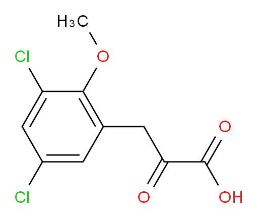 3-(3,5-dichloro-2-methoxyphenyl)-2-oxopropanoic acid