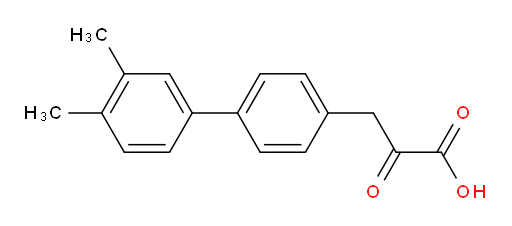 3-(3',4'-dimethyl-[1,1'-biphenyl]-4-yl)-2-oxopropanoic acid