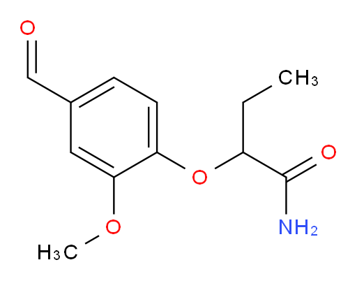 2-(4-formyl-2-methoxyphenoxy)butanamide