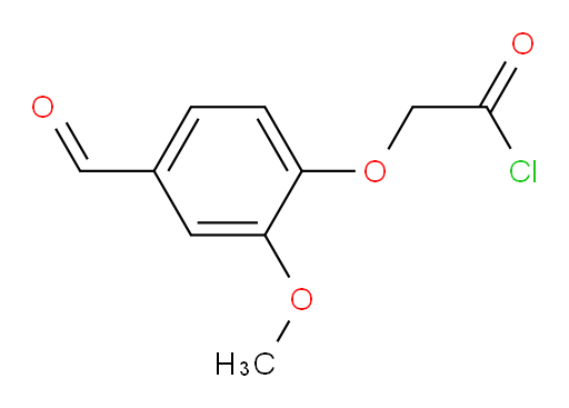 2-(4-formyl-2-methoxyphenoxy)acetyl chloride