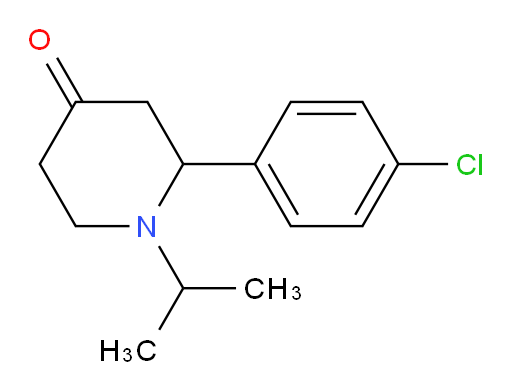 2-(4-chlorophenyl)-1-isopropylpiperidin-4-one