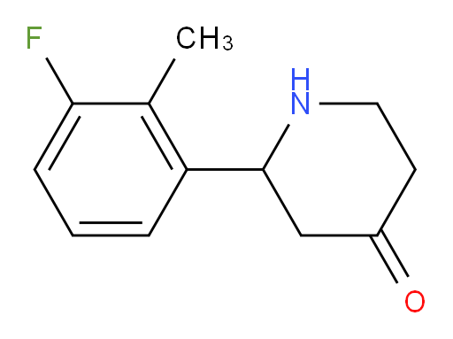 2-(3-fluoro-2-methylphenyl)piperidin-4-one