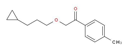 2-(3-cyclopropylpropoxy)-1-(p-tolyl)ethanone