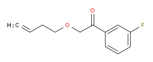 2-(but-3-en-1-yloxy)-1-(3-fluorophenyl)ethanone