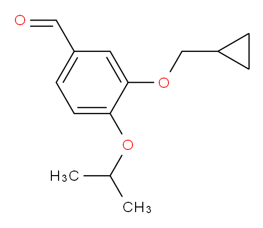 3-(cyclopropylmethoxy)-4-isopropoxybenzaldehyde