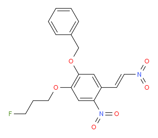 (E)-1-(benzyloxy)-2-(3-fluoropropoxy)-4-nitro-5-(2-nitrovinyl)benzene