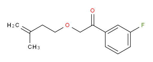 1-(3-fluorophenyl)-2-((3-methylbut-3-en-1-yl)oxy)ethanone