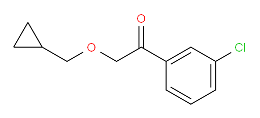 1-(3-chlorophenyl)-2-(cyclopropylmethoxy)ethanone
