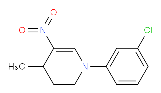 1-(3-chlorophenyl)-4-methyl-5-nitro-1,2,3,4-tetrahydropyridine
