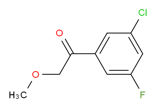 1-(3-chloro-5-fluorophenyl)-2-methoxyethanone