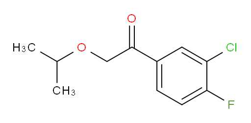 1-(3-chloro-4-fluorophenyl)-2-isopropoxyethanone