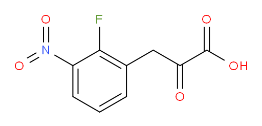 3-(2-fluoro-3-nitrophenyl)-2-oxopropanoic acid