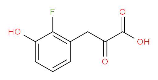 3-(2-fluoro-3-hydroxyphenyl)-2-oxopropanoic acid