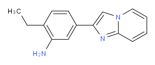 2-ethyl-5-(imidazo[1,2-a]pyridin-2-yl)aniline