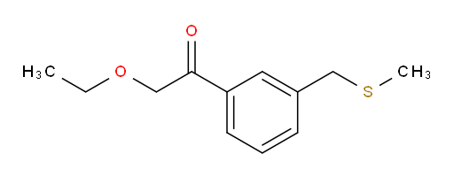2-ethoxy-1-(3-((methylthio)methyl)phenyl)ethanone