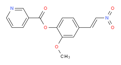 (E)-2-methoxy-4-(2-nitrovinyl)phenyl nicotinate