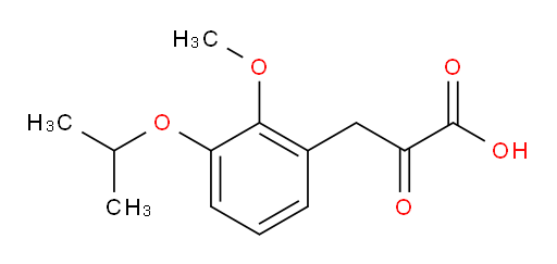 3-(3-isopropoxy-2-methoxyphenyl)-2-oxopropanoic acid