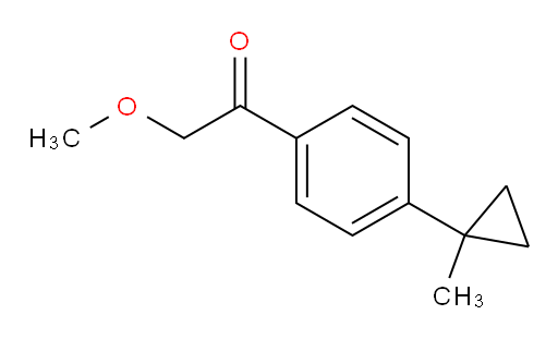 2-methoxy-1-(4-(1-methylcyclopropyl)phenyl)ethanone