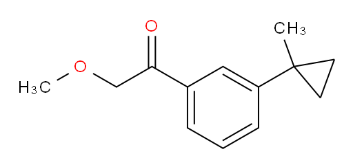 2-methoxy-1-(3-(1-methylcyclopropyl)phenyl)ethanone