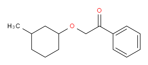 2-((3-methylcyclohexyl)oxy)-1-phenylethanone