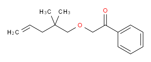 2-((2,2-dimethylpent-4-en-1-yl)oxy)-1-phenylethanone