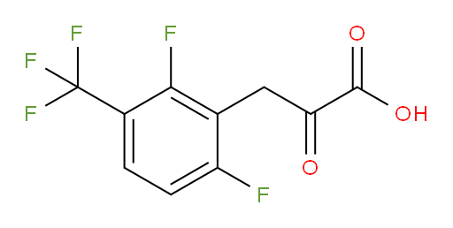 3-(2,6-difluoro-3-(trifluoromethyl)phenyl)-2-oxopropanoic acid