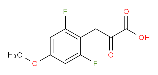 3-(2,6-difluoro-4-methoxyphenyl)-2-oxopropanoic acid