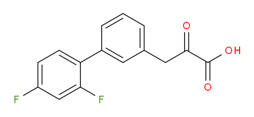 3-(2',4'-difluoro-[1,1'-biphenyl]-3-yl)-2-oxopropanoic acid