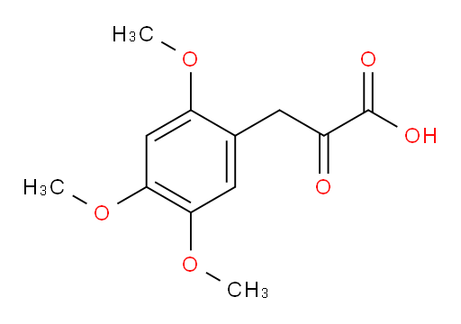 2-oxo-3-(2,4,5-trimethoxyphenyl)propanoic acid