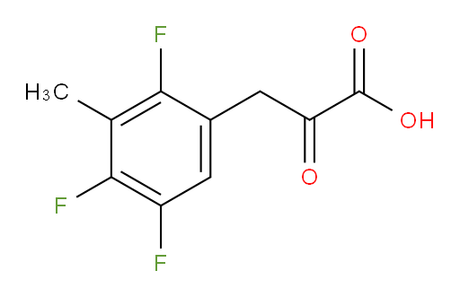 2-oxo-3-(2,4,5-trifluoro-3-methylphenyl)propanoic acid