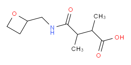 2,3-dimethyl-4-((oxetan-2-ylmethyl)amino)-4-oxobutanoic acid