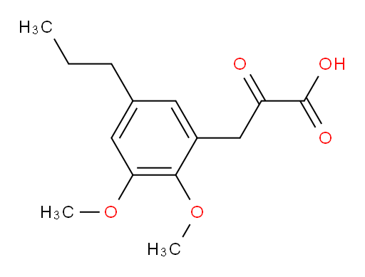 3-(2,3-dimethoxy-5-propylphenyl)-2-oxopropanoic acid