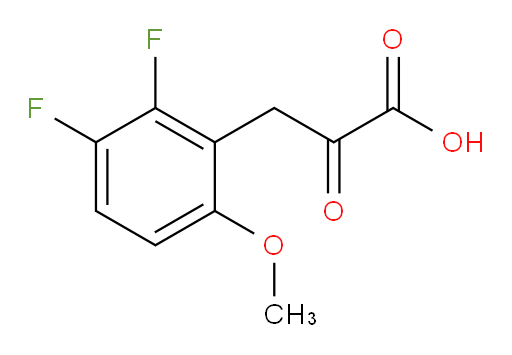 3-(2,3-difluoro-6-methoxyphenyl)-2-oxopropanoic acid