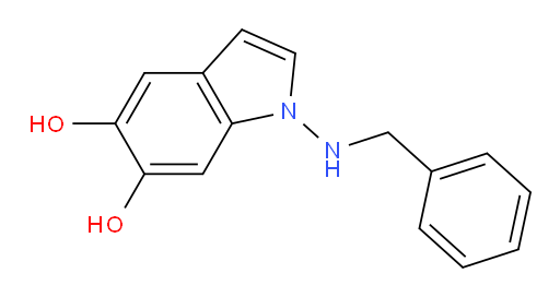 1-(benzylamino)-1H-indole-5,6-diol