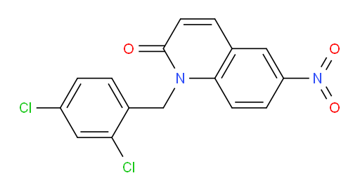 1-(2,4-dichlorobenzyl)-6-nitroquinolin-2(1H)-one