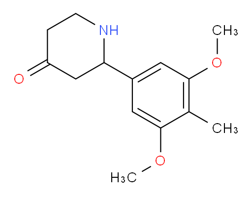 2-(3,5-dimethoxy-4-methylphenyl)piperidin-4-one