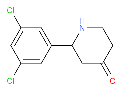 2-(3,5-dichlorophenyl)piperidin-4-one