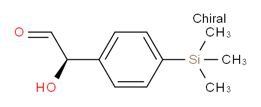 (R)-2-hydroxy-2-(4-(trimethylsilyl)phenyl)acetaldehyde