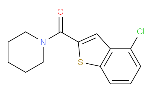 (4-chlorobenzo[b]thiophen-2-yl)(piperidin-1-yl)methanone