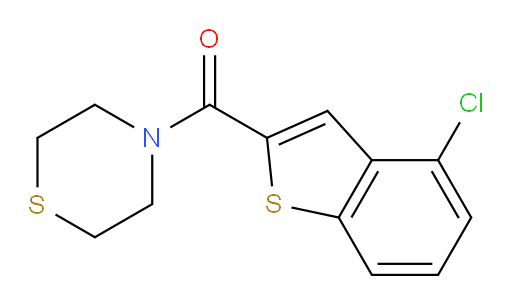 (4-chlorobenzo[b]thiophen-2-yl)(thiomorpholino)methanone