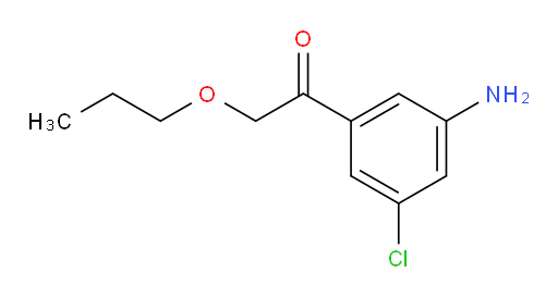 1-(3-amino-5-chlorophenyl)-2-propoxyethanone