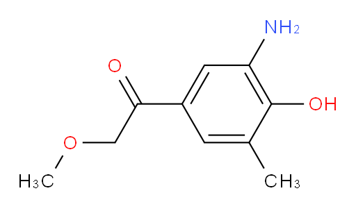 1-(3-amino-4-hydroxy-5-methylphenyl)-2-methoxyethanone