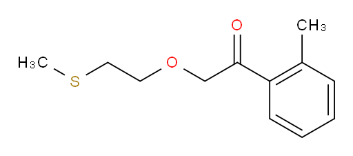 2-(2-(methylthio)ethoxy)-1-(o-tolyl)ethanone