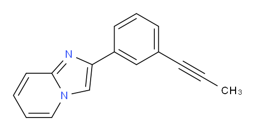 2-(3-(prop-1-yn-1-yl)phenyl)imidazo[1,2-a]pyridine