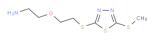 2-(2-((5-(methylthio)-1,3,4-thiadiazol-2-yl)thio)ethoxy)ethanamine