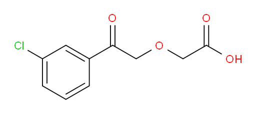2-(2-(3-chlorophenyl)-2-oxoethoxy)acetic acid